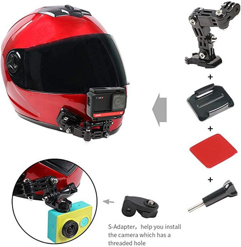 Adofys Motorcycle Helmet Chin Mount Kits Compatible with GoPro 10