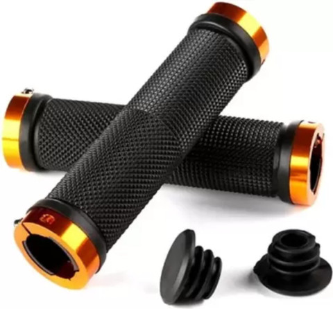 GEDGETS FAM Bike cycle Handlebar Grips Soft Rubber Anti-slip