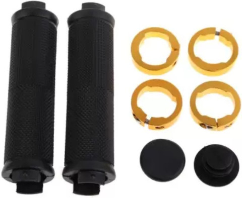 GEDGETS FAM Bike cycle Handlebar Grips Soft Rubber Anti-slip