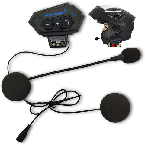 Vagary Motorcycle Helmet Wireless Dual Earphone Bluetooth Calling