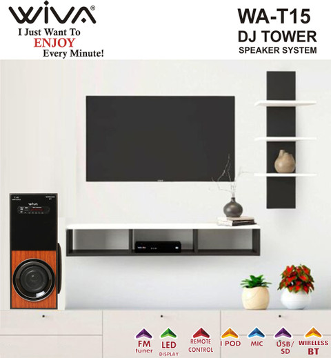 Buy wiva Bluetooth Tower Speaker USB FM Party Speaker Home Theatre