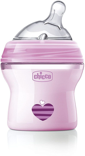 Chicco Natural Feeling Baby Milk Feeding Bottle with Wide Neck