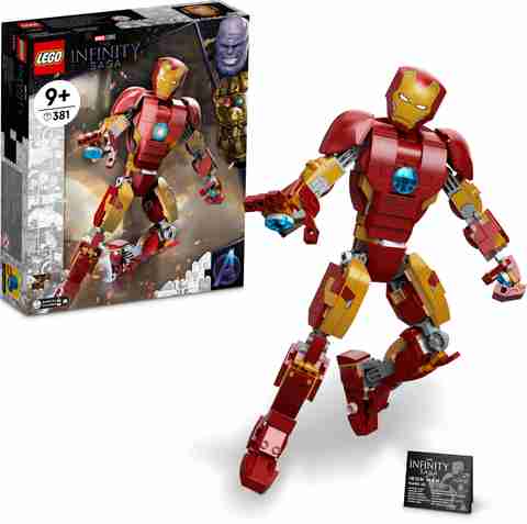 LEGO Super Heroes Marvel Iron Man Model Building Kit (381 Blocks
