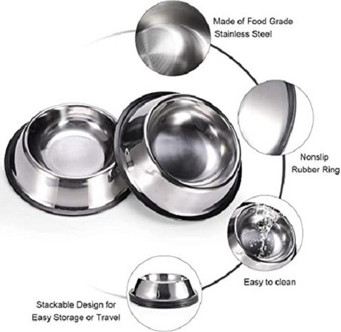 Furever Friends Cat/Dog Bowl Anti Skid Non Tip Cat Bowl (200ml