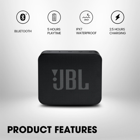 Buy JBL Go Essential with Rich Bass, 5 Hrs Playtime, IPX7