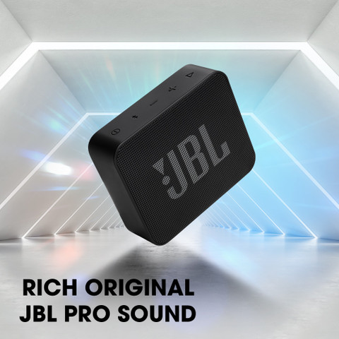 JBL Go Essential with Rich Bass, Hrs Playtime, IPX7 Waterproof, Ultra  Portable W Bluetooth Speaker