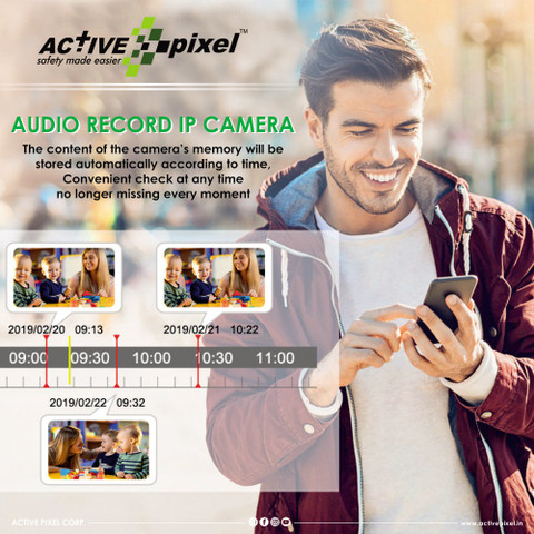 active pixel 3MP AUTO-Pair Wireless System HD Wireless NVR kit