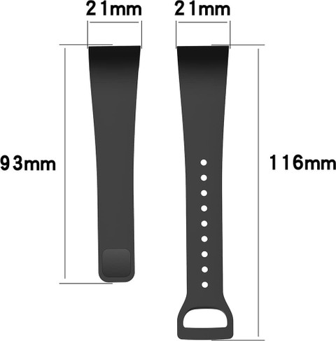 UNQT Pack of Meyaar silicon Straps Xiaomi Mi Band 4C Redmi Smart