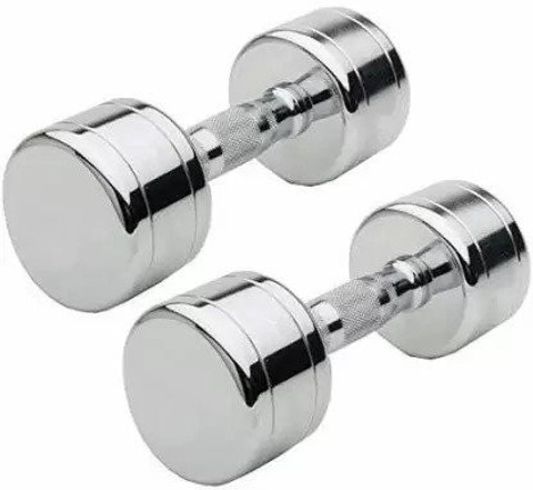 HACKERX Steel Dumbbells for Home Gym (Pack Of 2) 10kg Fixed Weight