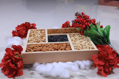 Paxidaya pine Wood Tray For Dry fruit Box Chocolate Box Gift
