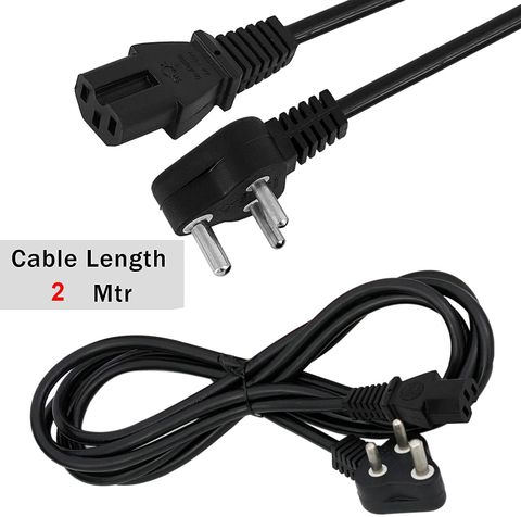 POZUB Power Cord 2 m CPU Cable 3 Pin PC Power Cable for Desktop Monitor ...