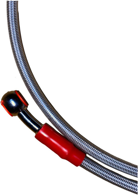 Bajaj Steel Braided Brake Lines For Ns200 SBA IMPORTED DISC HOSE
