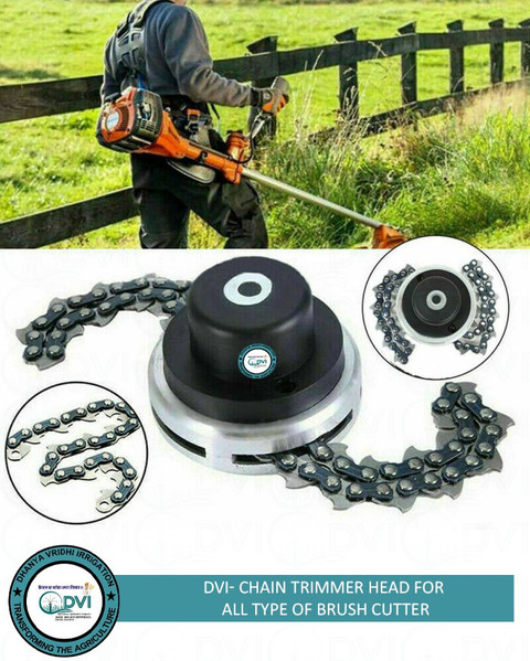 DVI HEAVY DUTY CHAIN TRIMMER HEAD FIT TO All BRUSH CUTTER USED FOR ...
