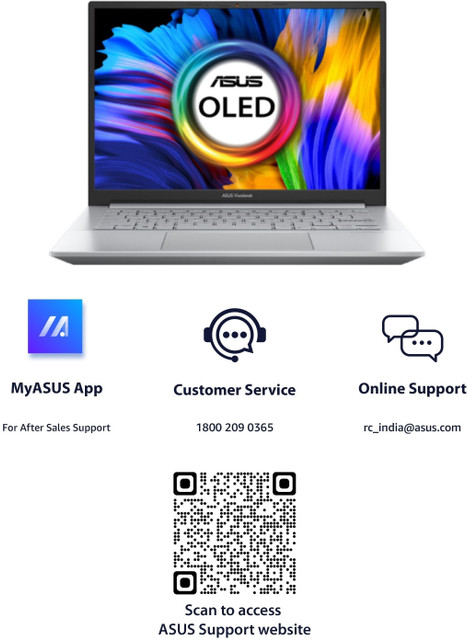 ASUS VivoBook Pro 14 OLED Intel Core i5 11th Gen 11300H - (16 GB