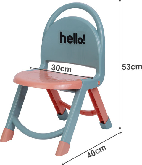 Miss Chief Kids Foldable Chair Strong Plastic (Capacity 80 Kg Can Be Use  By Adult Also)