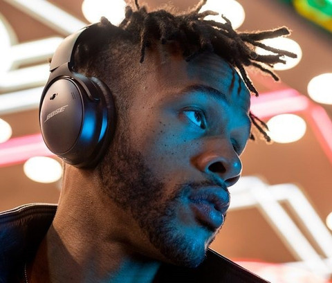 Bose Quietcomfort 45 Bluetooth Wireless Over Ear Headphones With