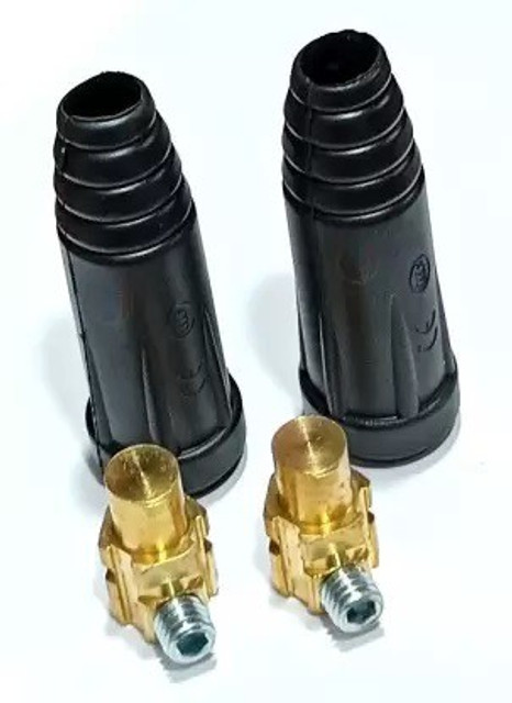 Q8 Twinkle DKJ 35-50 2 pcs welding cable connector Big Male for