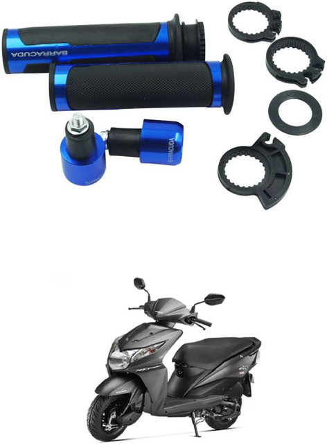 PECUNIA Metal Handle Grip Handlebar Ends with Aluminium Insert 238