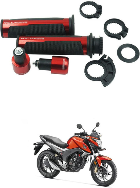 PECUNIA Metal Handle Grip Handlebar Ends with Aluminium Insert 28 Handle  Bar Grip For Honda CB Hornet 160