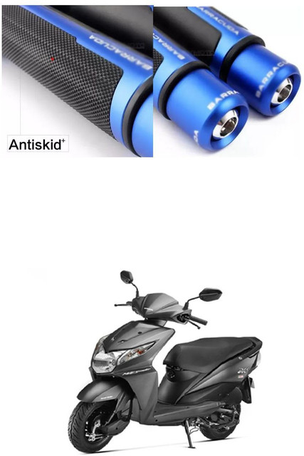 PECUNIA Metal Handle Grip Handlebar Ends with Aluminium Insert 238