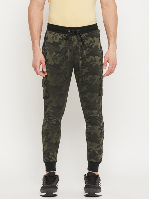 DUKE Printed Men Green Track Pants Buy DUKE Printed Men Green