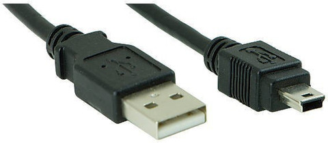 1m,2m,3m, Long MINI USB Cable Sync & Charge Lead Type A To 5 Pin B Phone Charger