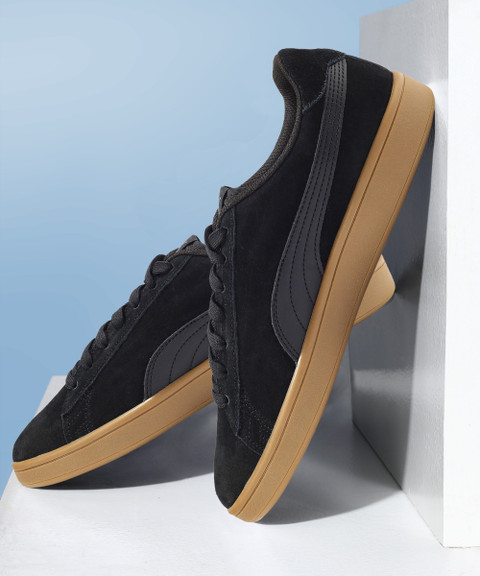 PUMA Smash v2 Sneakers For Men Buy Puma Black-Puma Black Color