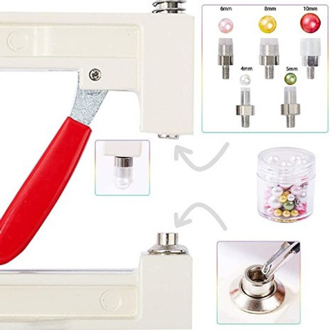 The Unique ® High Quality Pearl Setting Machine With Sample Beads