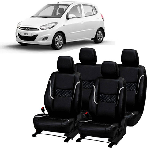 Luxury Premium Leatherette Car Seat Cover For Hyundai i10 Price in
