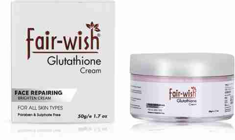 FAIR WISH Glutathione Cream for Skin Repairing & Brightening for all Skin  Types Price in India - Buy FAIR WISH Glutathione Cream for Skin Repairing &  Brightening for all Skin Types online