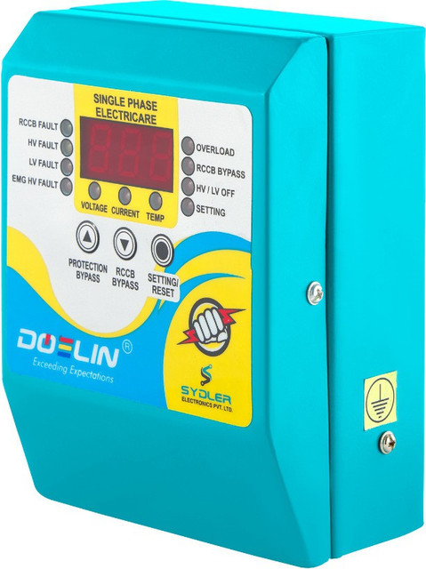 DOELIN SINGLE PHASE HOME PROTECTOR 22 AMP SINGLE PHASE VOLTAGE ...