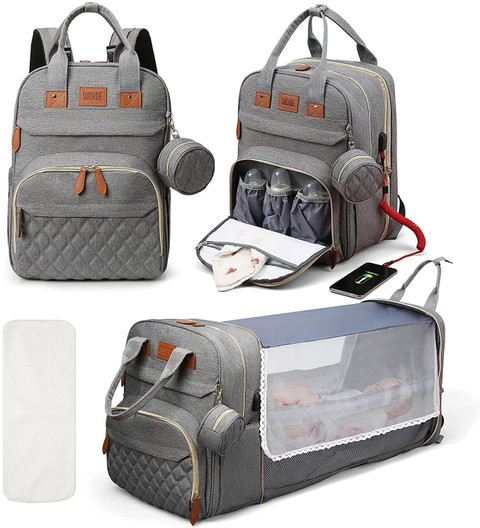 SHK Digitrade Diaper Bag Backpack,All-in-One Baby Bags for Kids