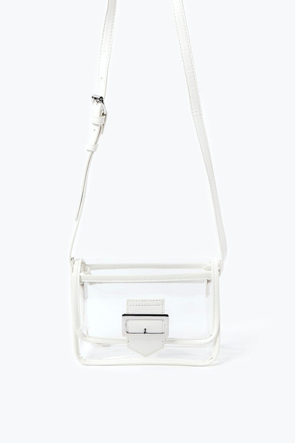 FOREVER 21 Clear Sling Bag CLEAR Sling Bag CLEAR Price in India