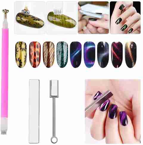Gleevia 3D CatEye Gel Polish Magnetic Stick For Nail Art Kit