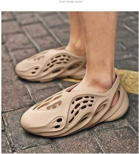 Sand Adidas Yeezy Foam Runner On Feet Yeezy Foam Runner Yeezy