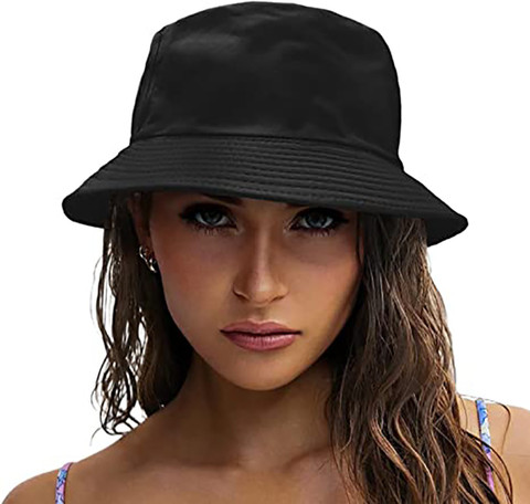 Missby Outdoor Beach Summer Bucket Sun Hat for Women Men