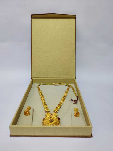 Gold Jewellery Set Necklace Jewelry Boxes Gold Jewellery Jewellery