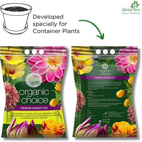 Divine Tree Organic Choice Potting Mix Garden Potting Soil with Red Soil  Coco Peat Decomposed Farm Manure for Vegetables Fruits Flowers Herbs Plants Potting  Mixture Price in India - Buy Divine Tree