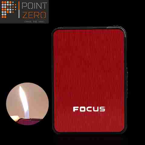 focus ultra thin cigarette case Aluminium FOCUS Portable Metal Cigarette Boxes
