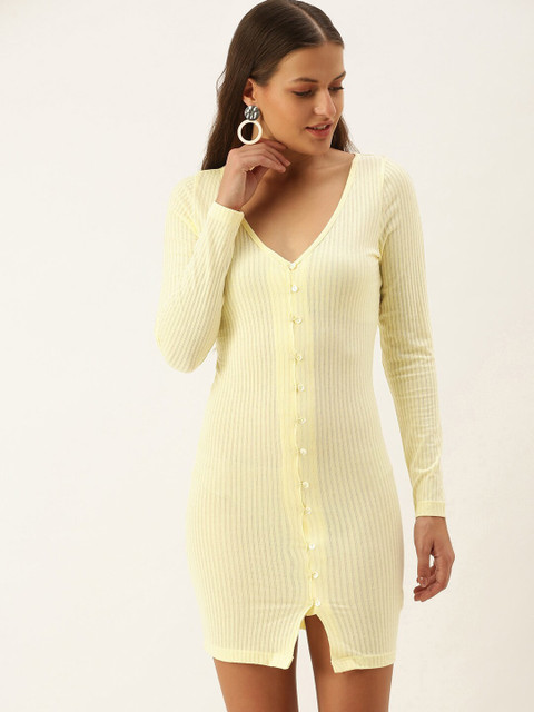yellow bodycon dress forever 21 Women Mini/Short Exclusive Brown Sleeveless Maxi Style_Monk_Strap Shoe fit:Wide bodycon fit