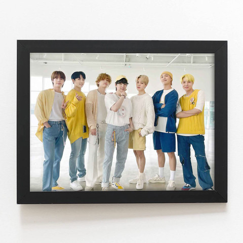 BTS Photo Frame for BTS Army & Fans, Wall, Bedroom, Hostel room