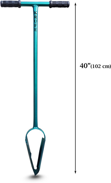 krufe Post Hole Hand Auger, Burmi Inch (Green) Auger Drill
