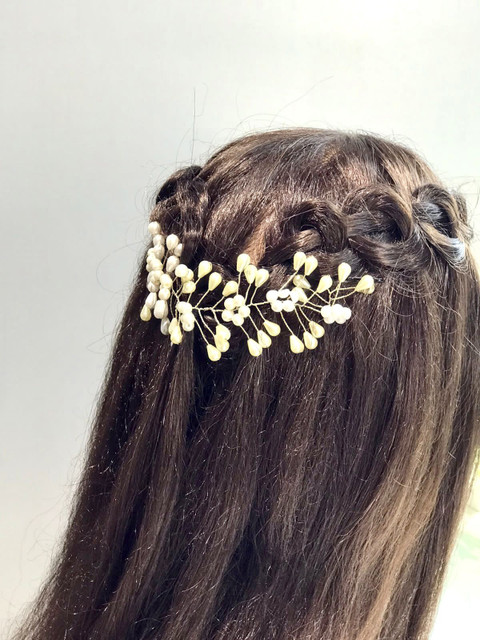 INAA White Hair Vine Hair Accessories For Women And Girls Hair