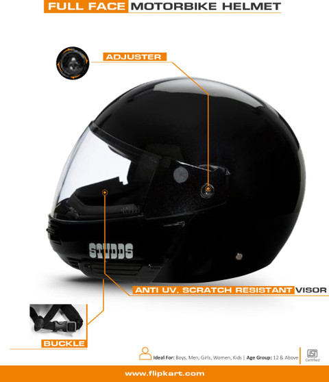 STUDDS NINJA PASTEL PLAIN FULL FACE -XL Motorsports Helmet Buy