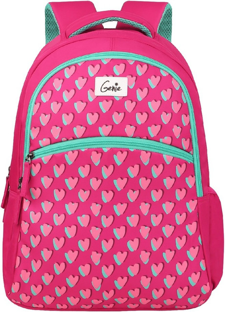 Genie Littlehearts Backpack for Women ,School Bags for Girls