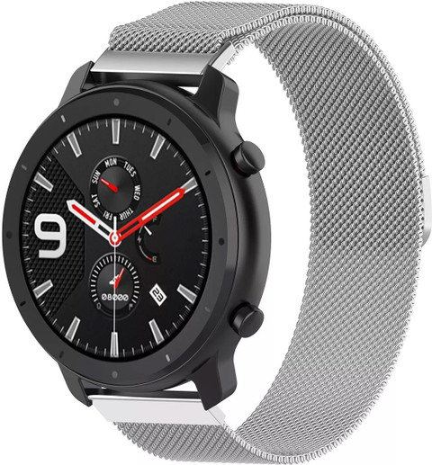 AOnes Pack of Metal Chain Belt Silicone Watch Strap for Lg