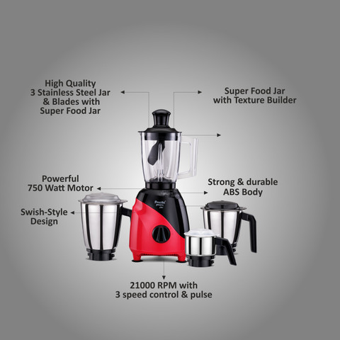 Preethi Peppy 750 W Mixer Grinder Price in India - Buy Preethi