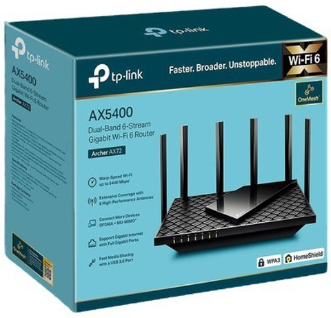 TP-Link Archer AX73 5400 Mbps Gaming Gigabit Wi-Fi 6 Router