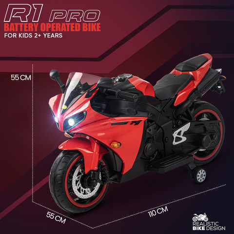 baybee R1 Racer (12V Battery) Operated Bike for Kids (1 Motor