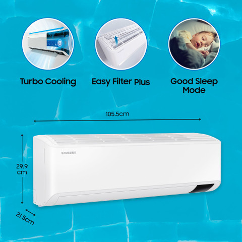 Samsung Ton Star Split Inverter AC White